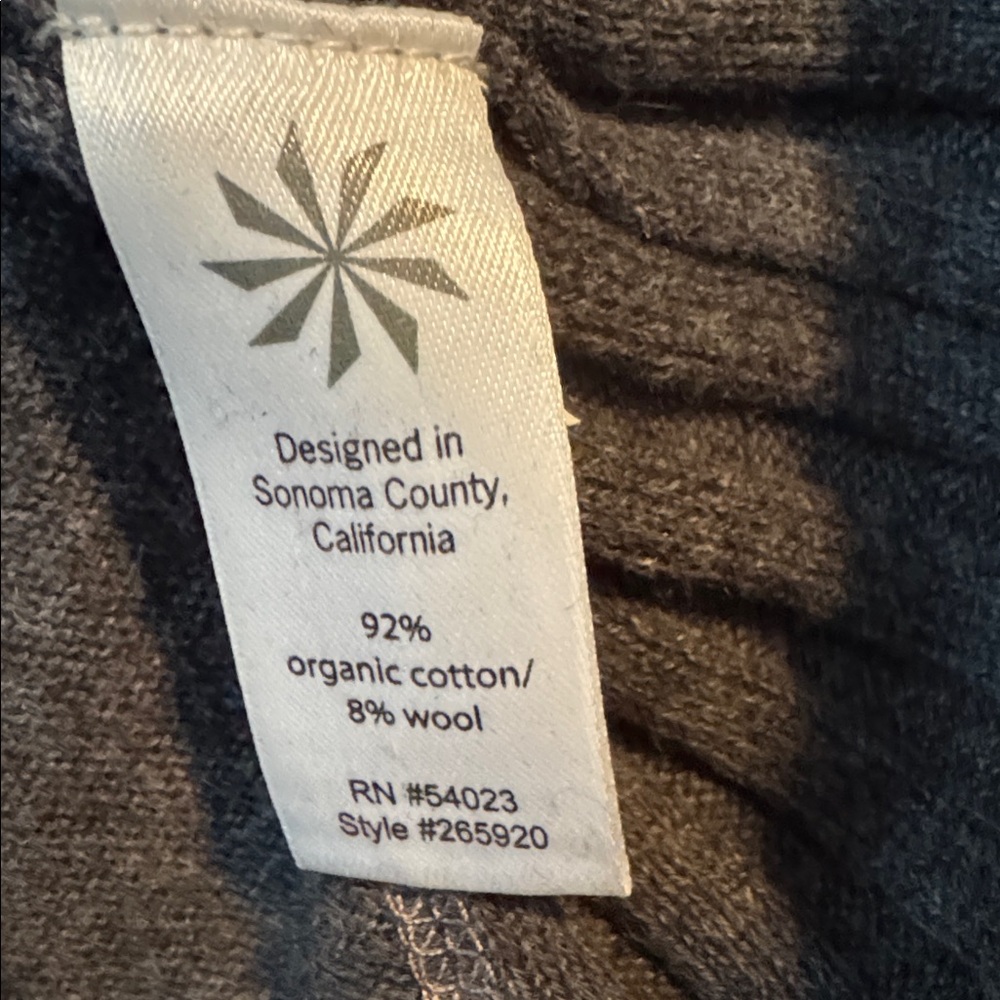 Athleta Gray Hooded Sweater Dress - Picture 3 of 5